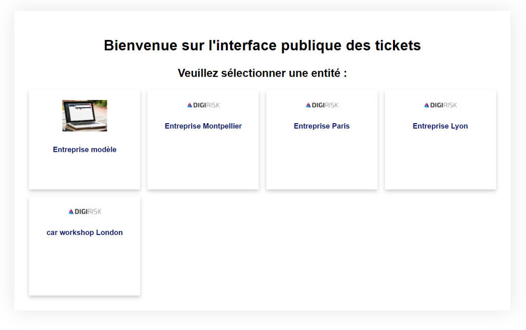 interface tickets