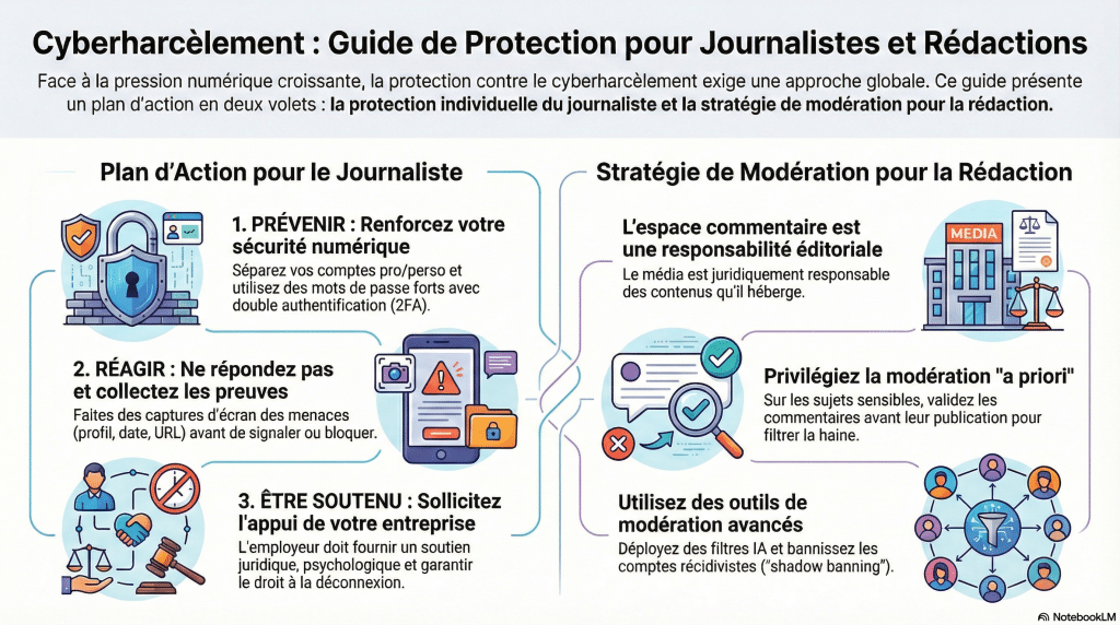 Cyberharcèlement : Guide de protection pour journalistes et rédactions